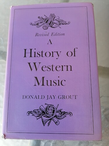 A History of Western Music 1973